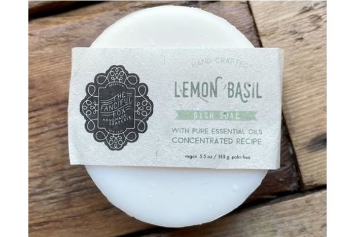 Lemon Basil Dish Soap Bar