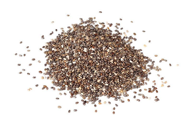 Chia Seeds, Black, Organic, Net Weight 0.67 lbs