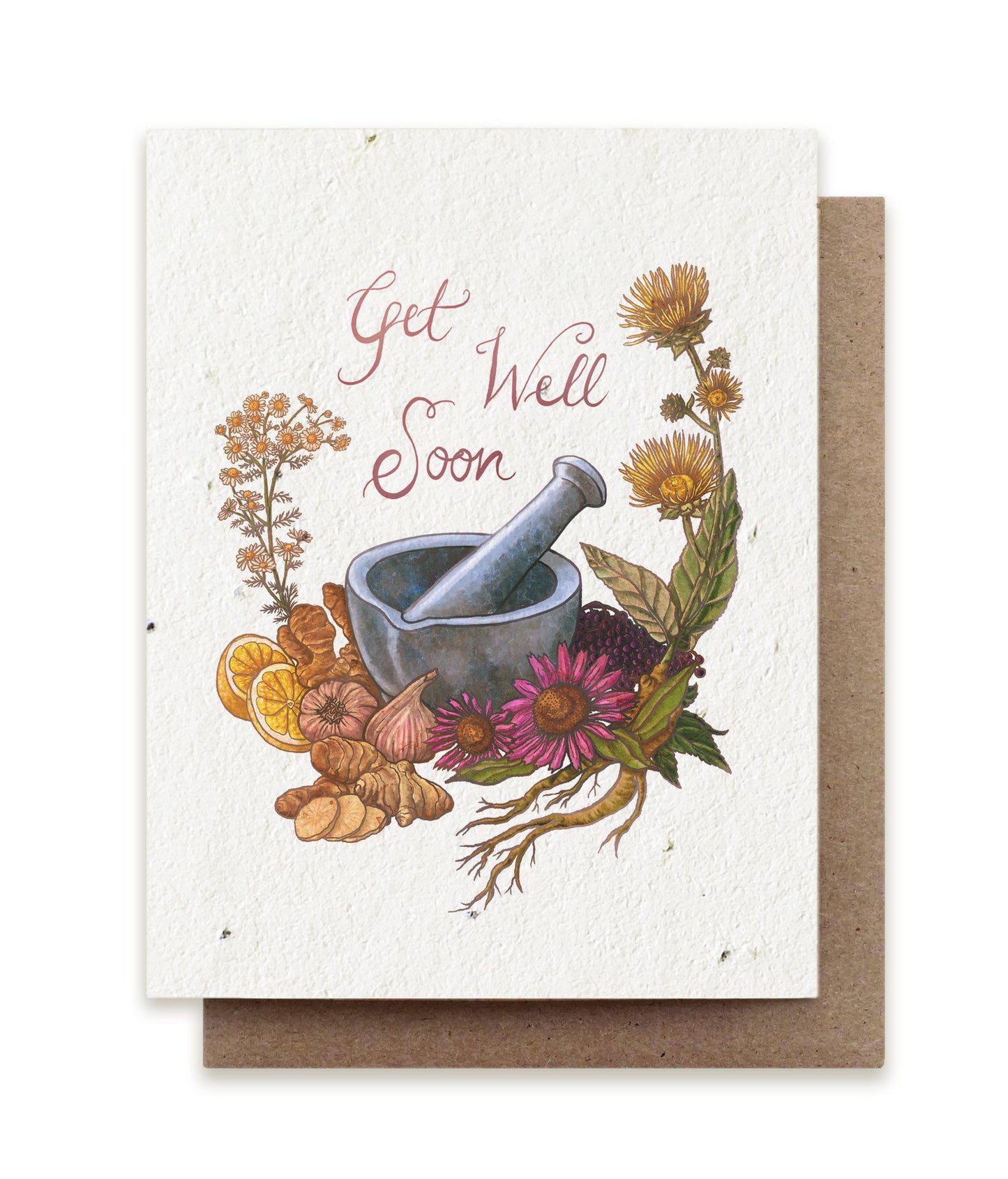 Get Well Soon Plantable Wildflower Card